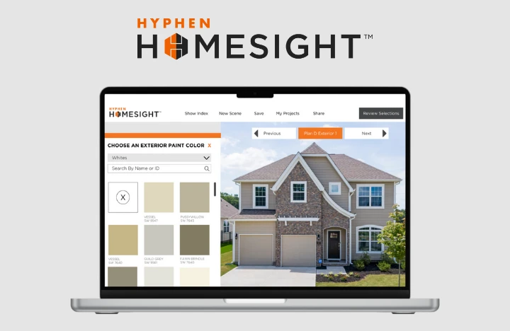 Hyphen Homesight - dashboard on laptop