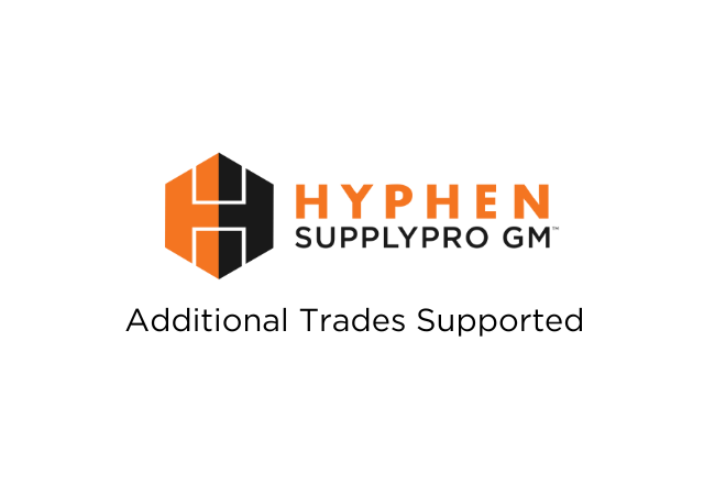 SupplyPro GM Additional Trades Supported