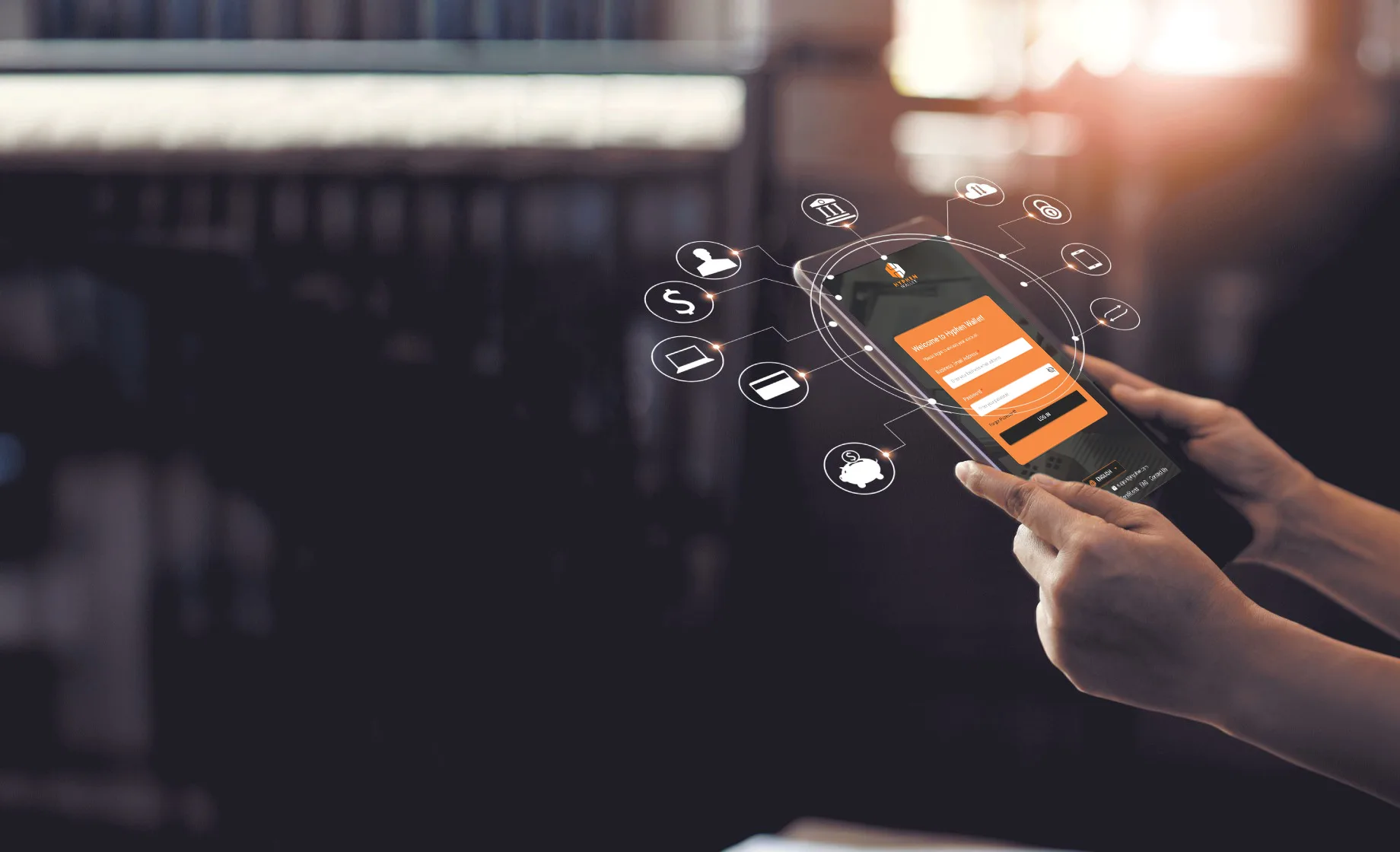 Person Holding Mobile Device
