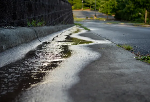 A storm drain