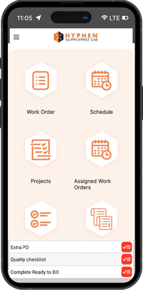 SupplyPro GM mobile device
