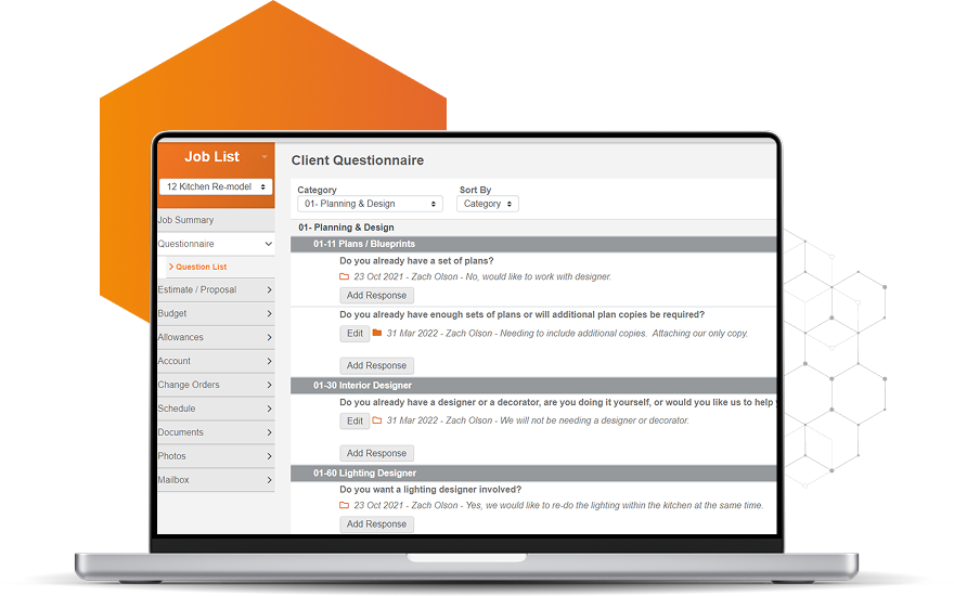 Hyphen BuilderGM displayed on a laptop