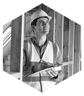contractor with clipboard